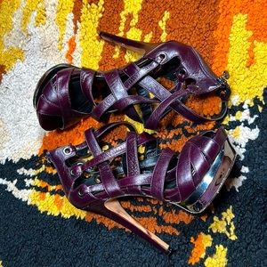 Boss Babe, VELVET ANGELS, strappy, platform heels!!